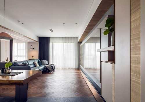 Modern Living Room at Clarke Quay condo