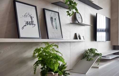 Contemporary Living Room at Punggol Condo