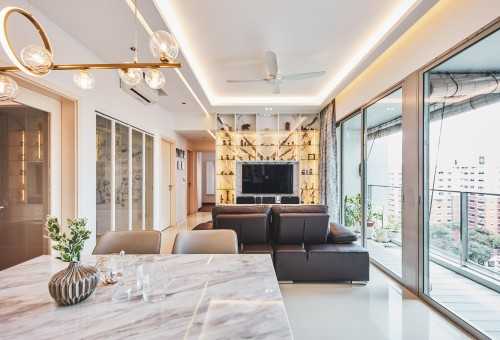 Modern Living Room at 79 Livia