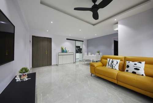 Contemporary Living Room at 221A Bedok