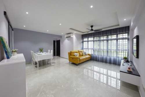 Contemporary Living Room at 221A Bedok