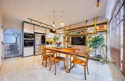 Eclectic Living Room at 131 Kim Tian