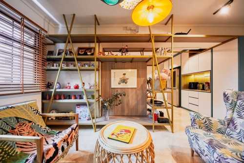 Eclectic Living Room at 131 Kim Tian