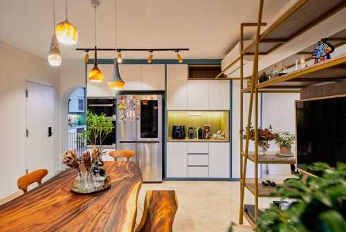 Eclectic Living Room at 131 Kim Tian
