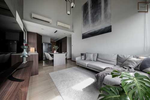 Contemporary Living Room at MIRO CONDO