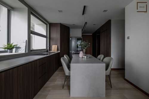Contemporary Kitchen at MIRO CONDO