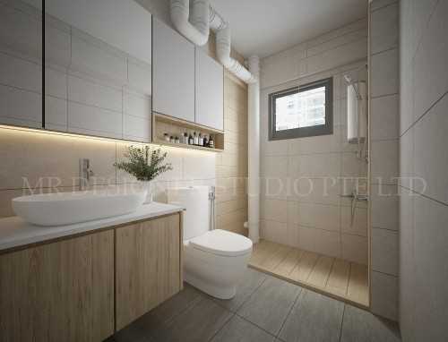 Scandinavian Bathroom at jurong west 683c st 64