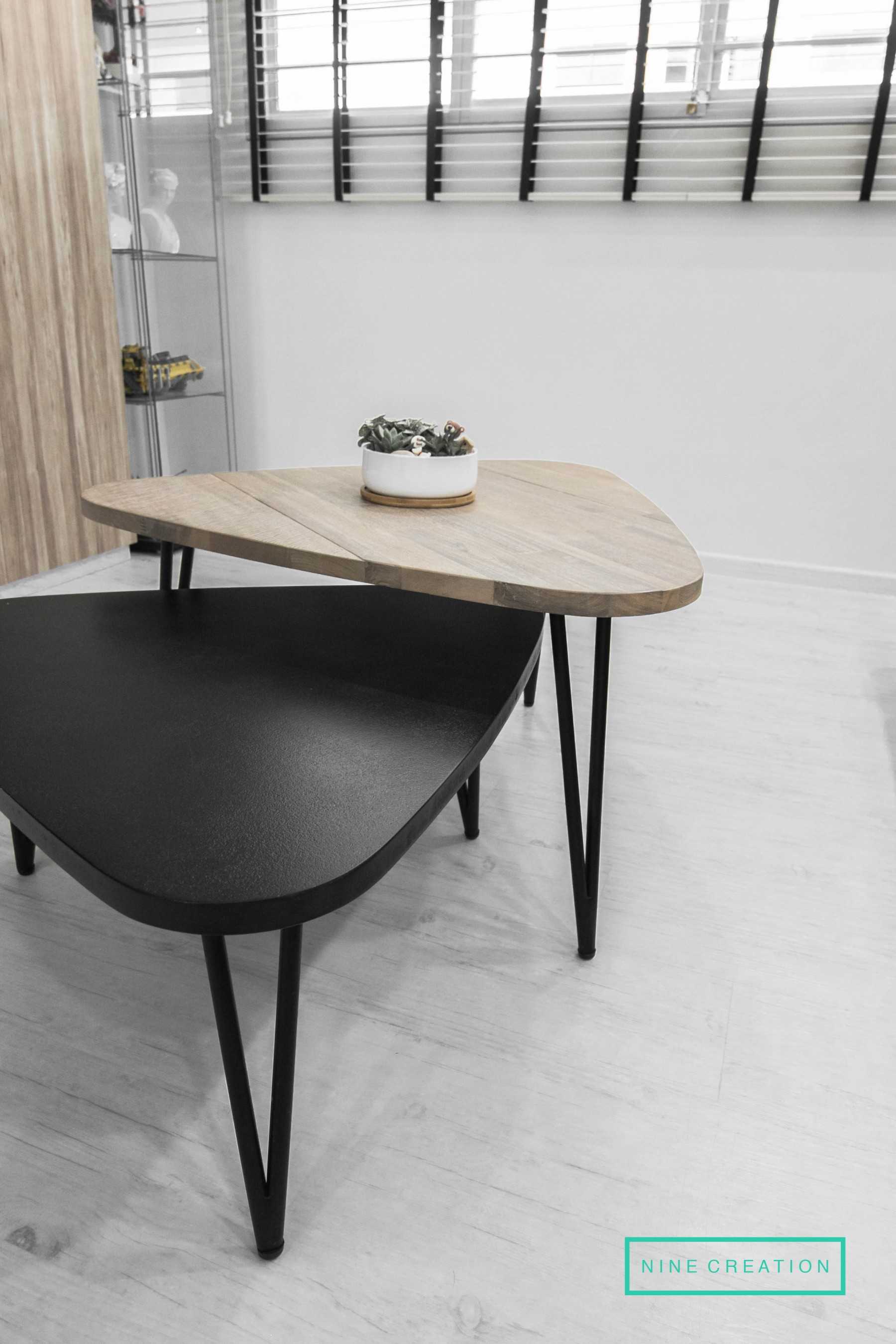 Scandinavian Dining Room with Drop Light and Downlights