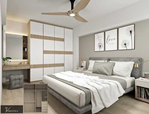 Scandinavian Bedroom at 989B Jurong West