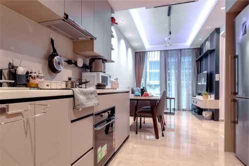 Modern Dining Room at The Tapestry Condo