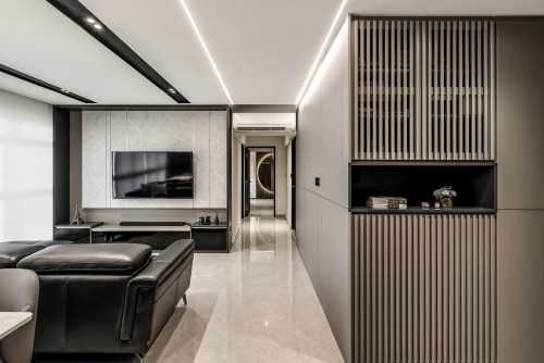 Modern Living Room at Strathmore Ave, Singapore