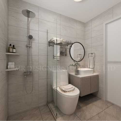 Contemporary Bathroom at tampines st 71 blk 725