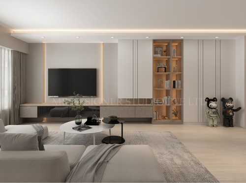 Contemporary Living Room at tampines st 71 blk 725