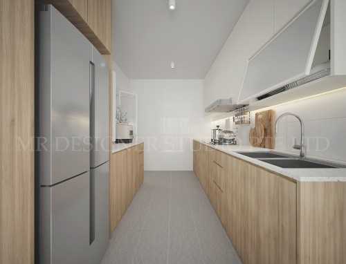 Contemporary Kitchen at alkaff cresent 112b