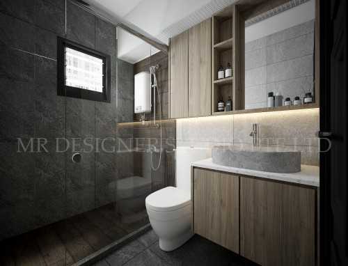 Contemporary Bathroom at bedok north 185