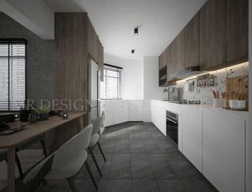 Contemporary Kitchen at bedok north 185