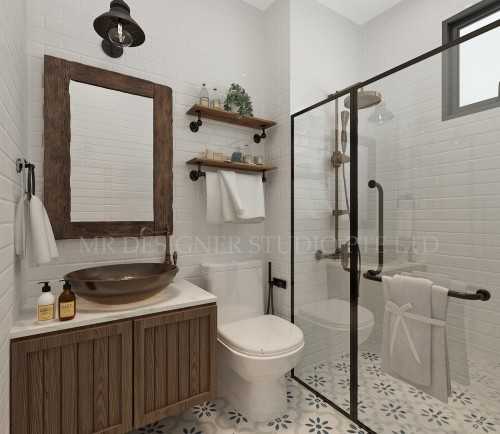 Contemporary Bathroom at Telok kurau 19N