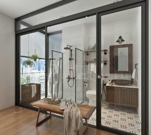 Contemporary Bathroom at Telok kurau 19N