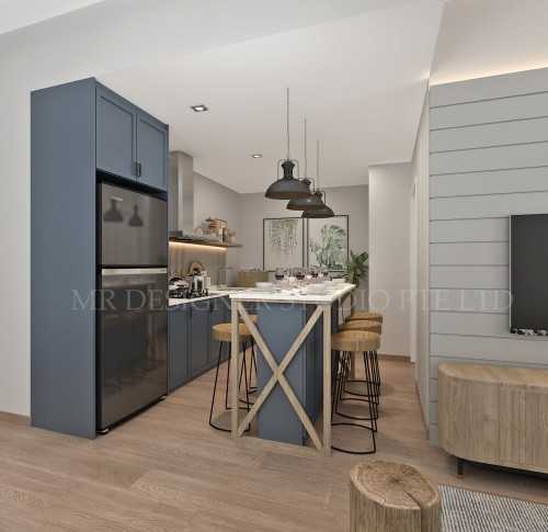 Contemporary Kitchen at Telok kurau 19N