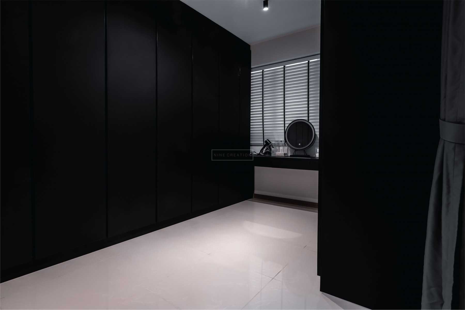 Modern Bedroom with Wardrobe and Lighting
