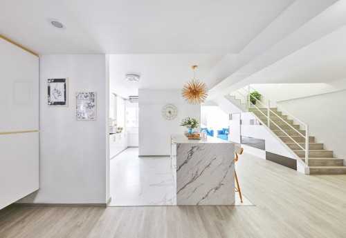 Contemporary Dining Room at 611 Yishun