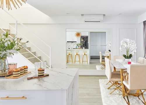 Contemporary Dining Room at 611 Yishun