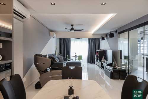 Modern Living Room at 332 Tampines