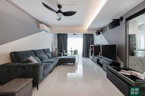 Modern Living Room at 332 Tampines