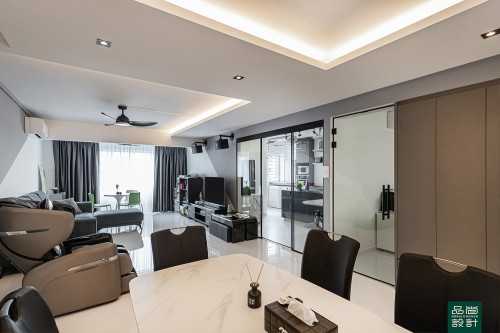 Modern Living Room at 332 Tampines