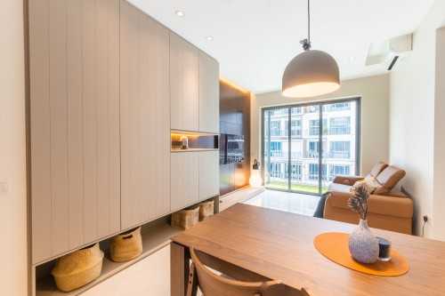 Contemporary Dining Room at Forest Wood