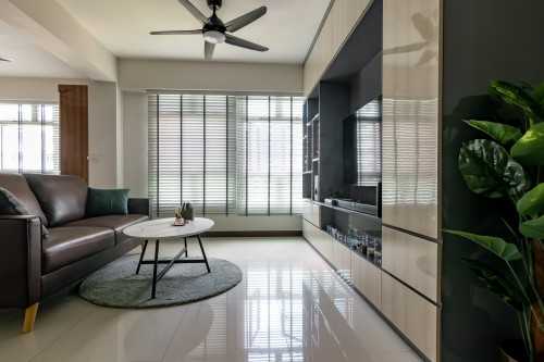 Modern Living Room at 416C Fernvale Link