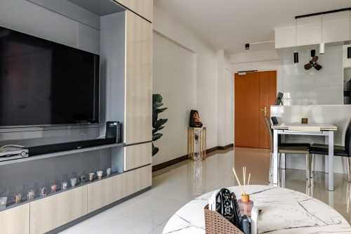 Modern Living Room at 416C Fernvale Link