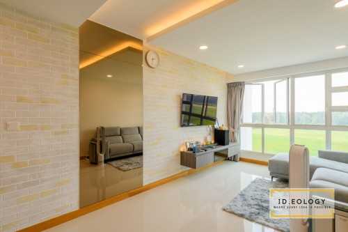 Eclectic Living Room at 669 Edgefield plains