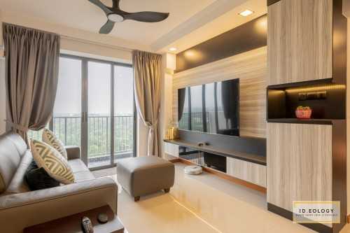 Modern Living Room at 94 Dawson