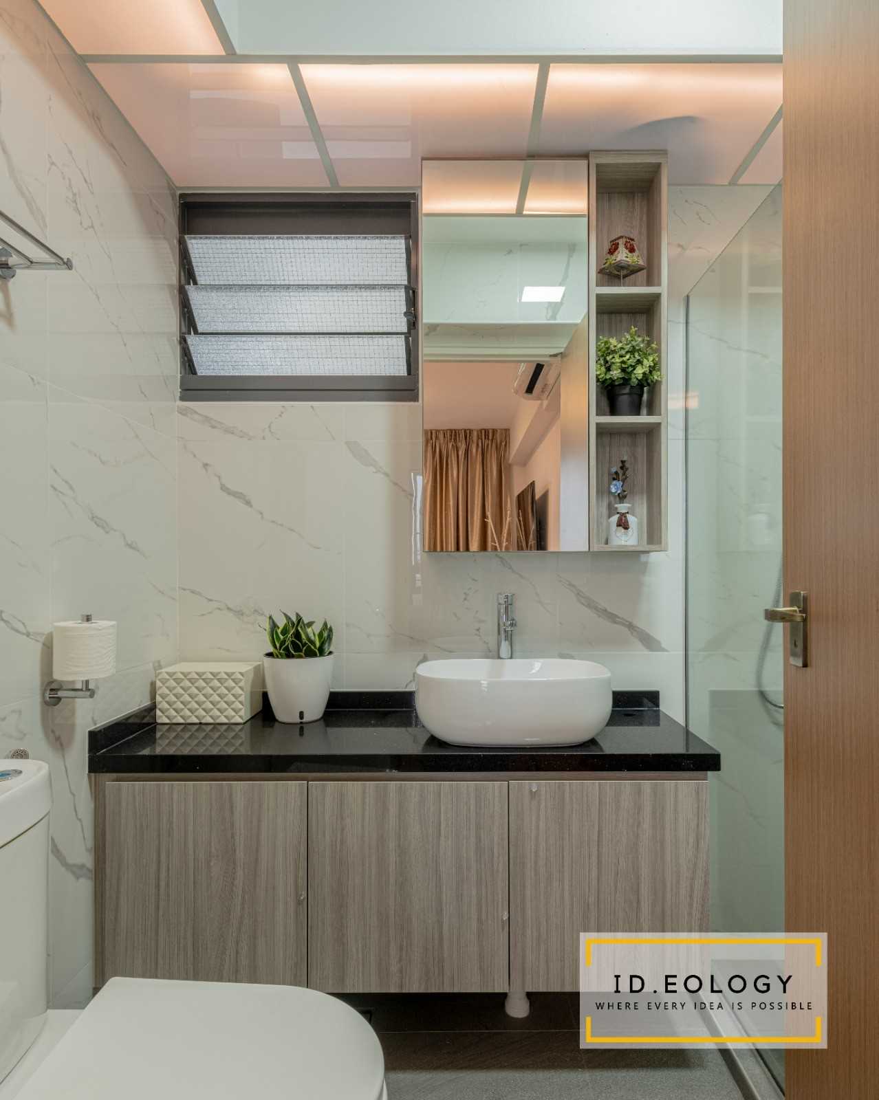 Modern Bedroom with Cove Lighting and Ceiling Light