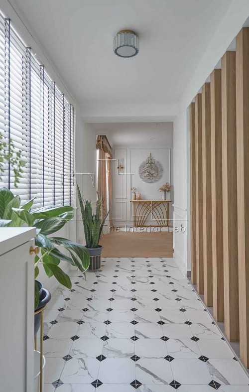 Contemporary Foyer at 312 Tampines St 33
