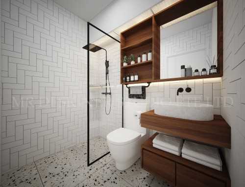 Asian Bathroom at ghim moh link