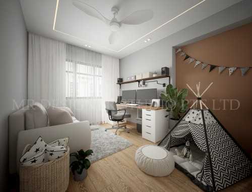 Asian Bedroom at ghim moh link
