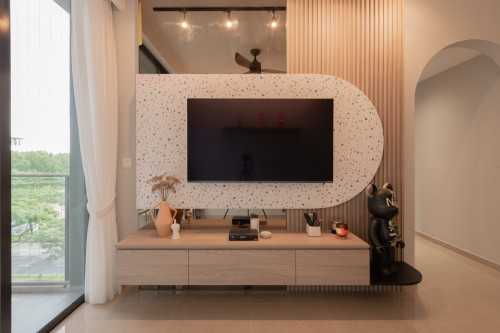 Eclectic Living Room at The tapestry 55 tampines