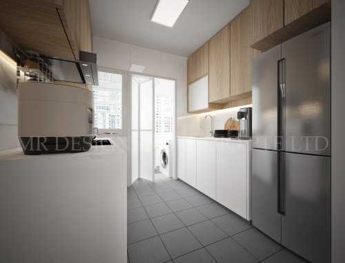 Contemporary Kitchen at choa chu kang 815A