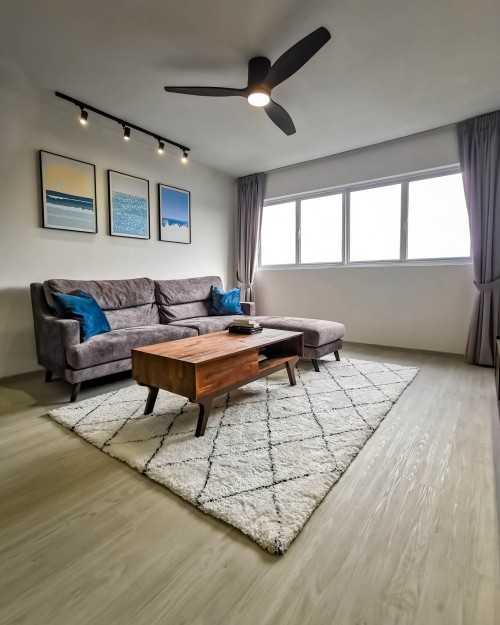 Contemporary Living Room at 213 Jurong East