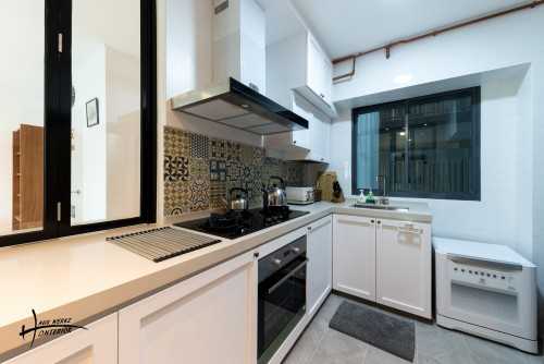 Modern Kitchen at 1B Cantoment