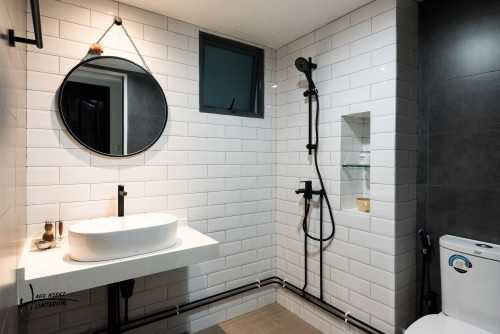 Modern Bathroom at 1B Cantoment