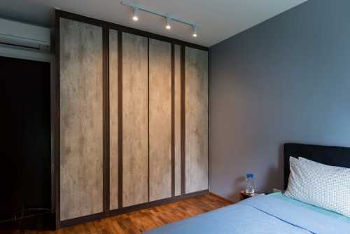 Modern Bedroom at 1B Cantoment