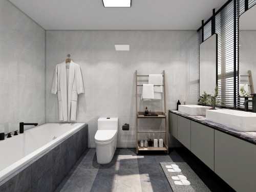 Contemporary Bathroom at Cosmopolitan