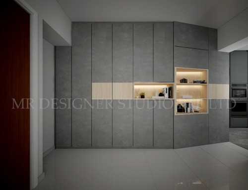 Contemporary Living Room at yishun 115A