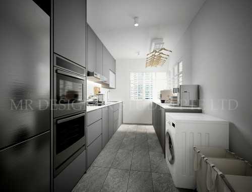 Contemporary Kitchen at yishun 115A