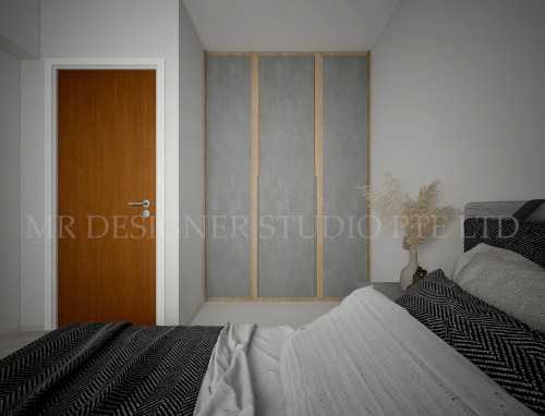 Contemporary Bedroom at yishun 115A