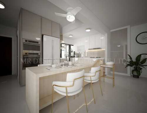 Contemporary Dining Room at Northshore dr 408c