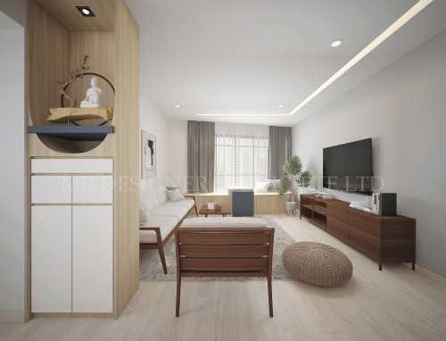 Scandinavian Living Room at 5 pine close